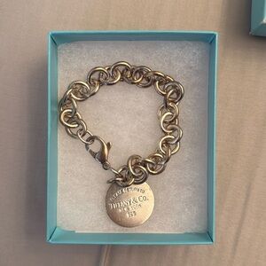 Tiffany round tag bracelet